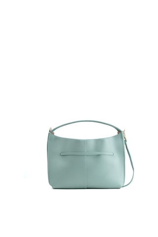 Sac porté épaule en cuir Callie - Bleu clair