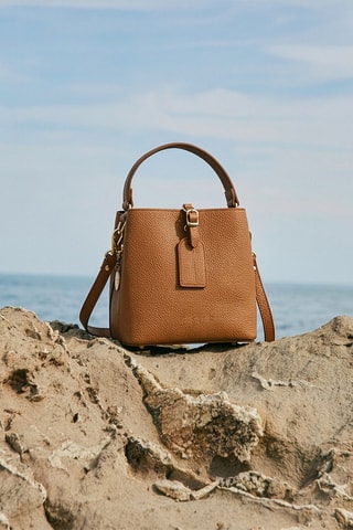 Sac à main en cuir Mara - Marron