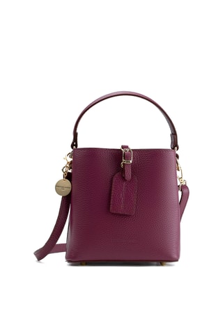 Sac à main en cuir Mara - Violet