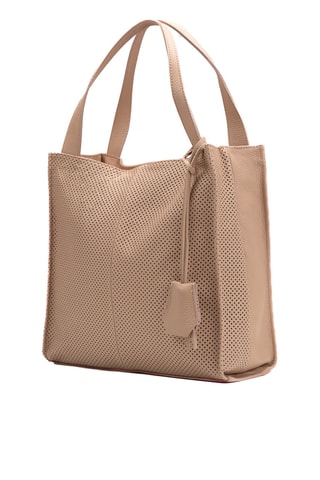 Sac porté épaule en cuir Agatella - Rose