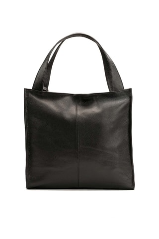 Sac porté épaule en cuir Agatella - Noir