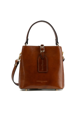 Sac à main en cuir Myra - Marron