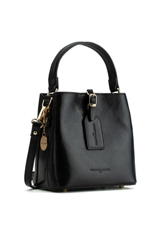 Sac à main en cuir Myra - Noir