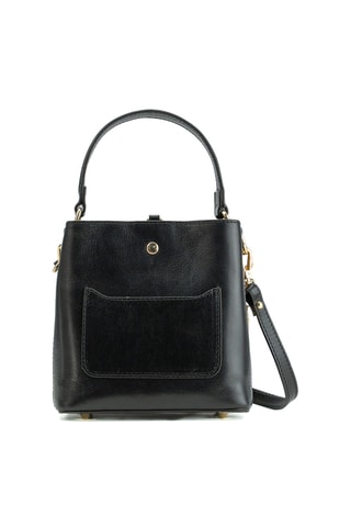 Sac à main en cuir Myra - Noir