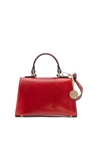 Sac à main en cuir Malia - Rouge