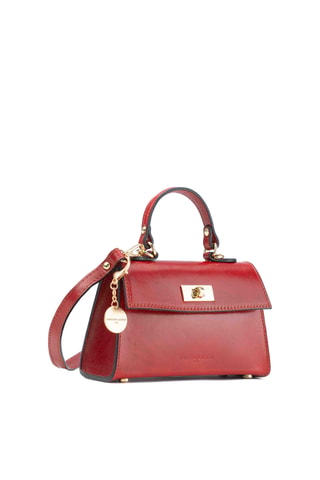 Sac à main en cuir Malia - Rouge