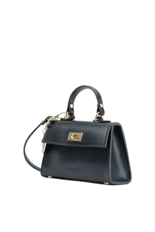 Sac à main en cuir Malia - Noir