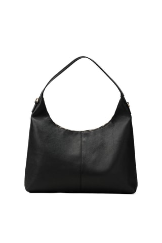 Sac porté épaule en cuir Aliz - Noir