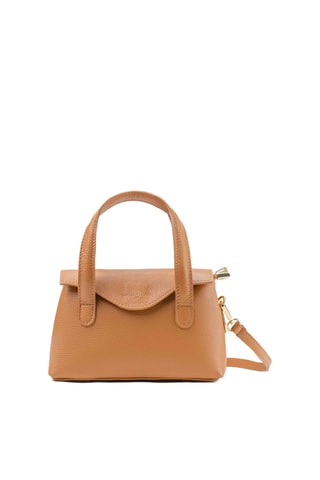 Sac à main en cuir Jacie - Marron