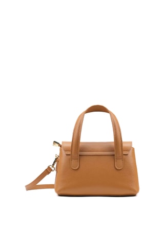 Sac à main en cuir Jacie - Marron