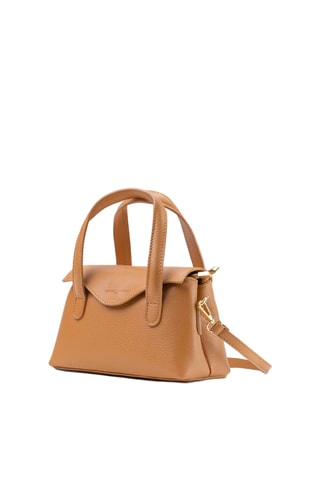 Sac à main en cuir Jacie - Marron