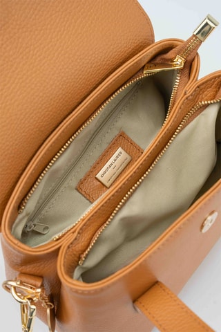 Sac à main en cuir Jacie - Marron