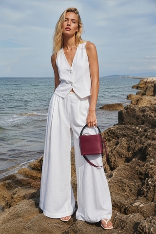 Sac à main en cuir Kaia - Noir