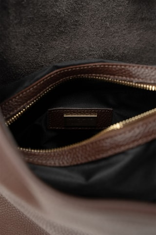 Sac seau en cuir Dunya - Marron