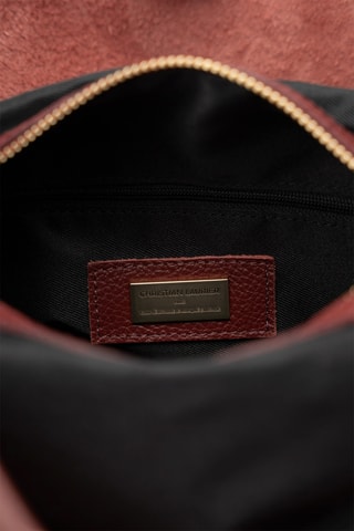 Sac seau en cuir Dunya - Bordeaux