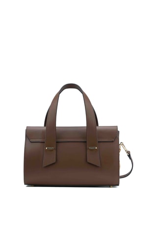 Sac à main en cuir Candace - Marron