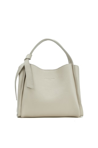 Sac à main en cuir Justina - Blanc