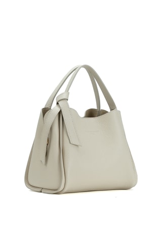 Sac à main en cuir Justina - Blanc