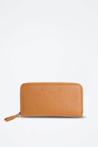 Portefeuille en cuir Mony - Camel