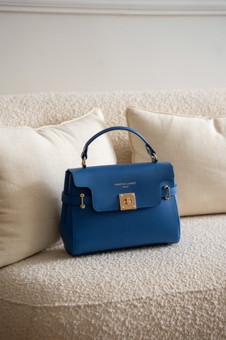 Sac à main en cuir Swang - Bleu