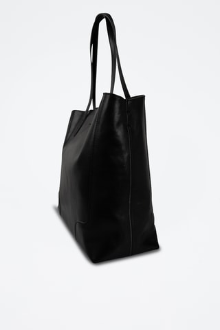 Sac porté épaule en cuir Costa - Noir