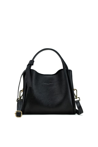 Sac à main en cuir Justina - Noir