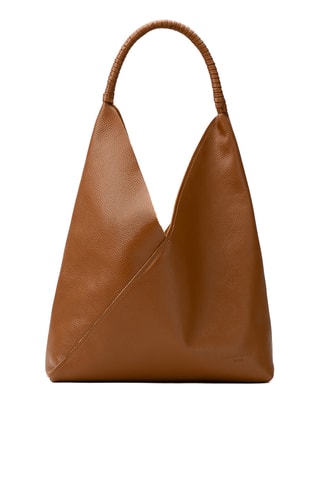 Sac porté épaule en cuir Celiah - Bordeaux