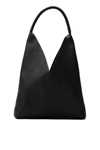Sac porté épaule en cuir Celiah - Noir
