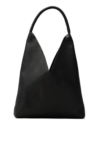 Sac porté épaule en cuir Celiah - Noir