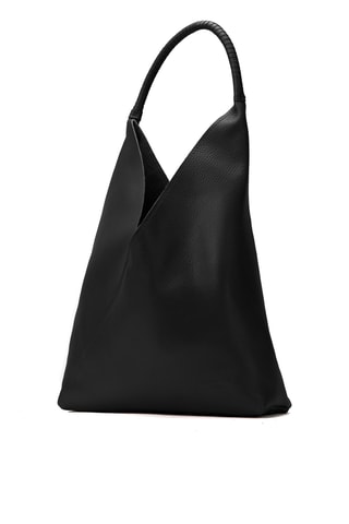 Sac porté épaule en cuir Celiah - Noir