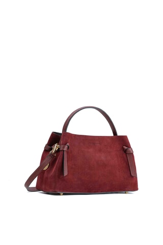 Sac à main en cuir Ada - Bordeaux