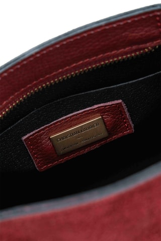 Sac à main en cuir Ada - Bordeaux
