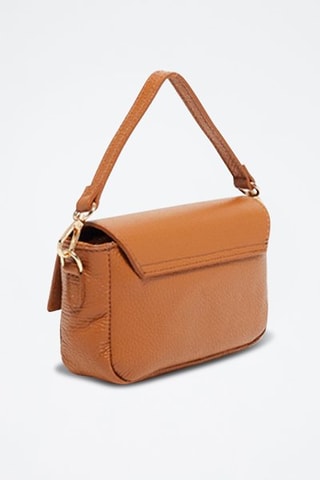 Sac porté épaule en cuir Maya - Camel