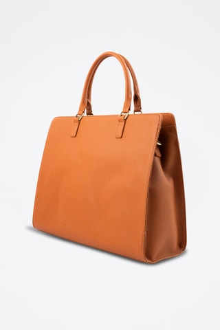 Sac à main en cuir Nya - Camel