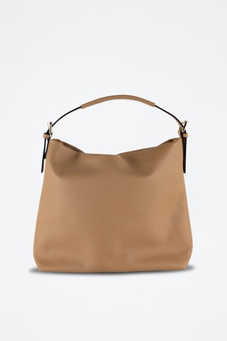 Sac porté épaule en cuir Orient - Orange