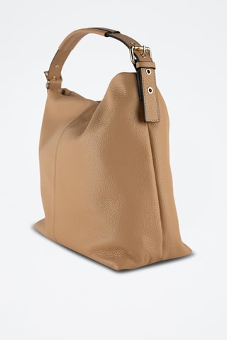 Sac porté épaule en cuir Orient - Orange