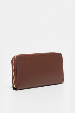 Portefeuille en cuir Ali - Marron