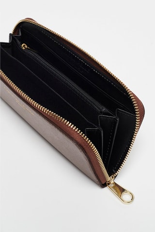 Portefeuille en cuir Ali - Marron