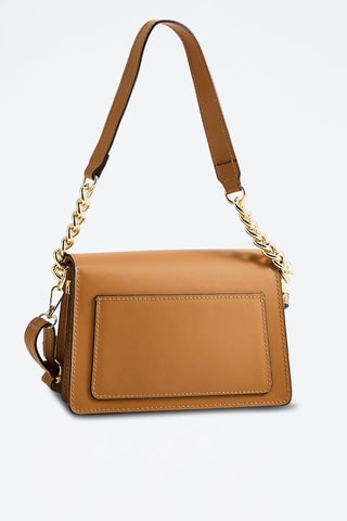 Sac bandoulière en cuir Ava - Camel