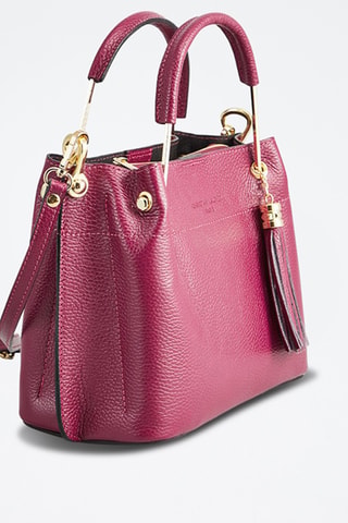 Sac à main en cuir Lamy - Violet