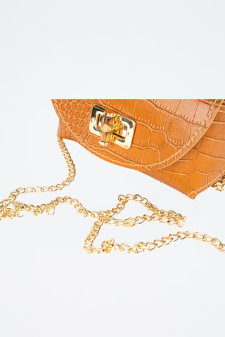 Sac bandoulière en cuir Etienne - Camel