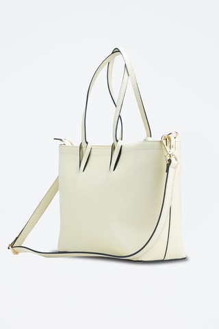 Cabas en cuir Serinity - Blanc