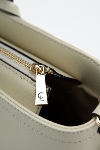 Cabas en cuir Serinity - Blanc