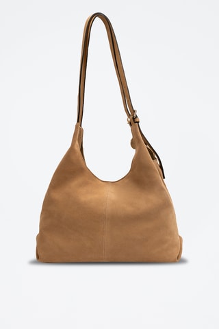 Sac porté épaule en cuir Sierra - Orange