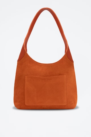 Sac porté épaule en cuir Calma - Orange