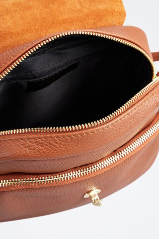 Sac bandoulière en cuir Beeza - Camel