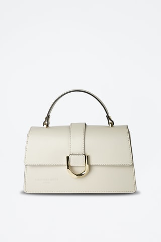 Sac bandoulière en cuir Katya - Blanc