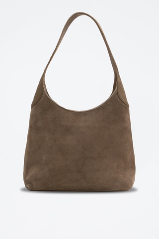 Sac porté épaule en cuir Calma - Taupe