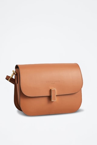 Sac porté épaule en cuir Roma - Camel