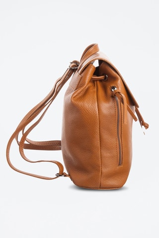 Sac à dos en cuir Roxy - Camel